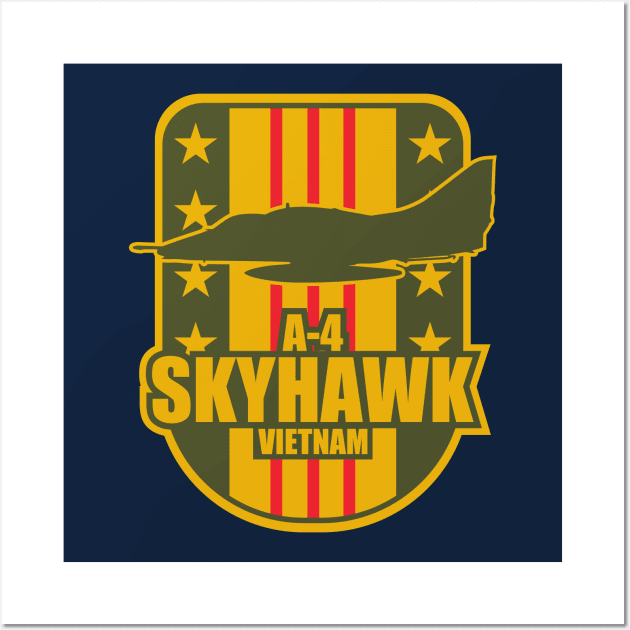 A-4 Skyhawk Vietnam Wall Art by Firemission45